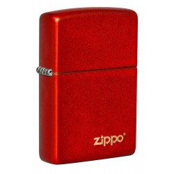 Logo Zippo rouge métallisé classique
